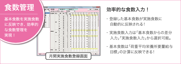 食数管理